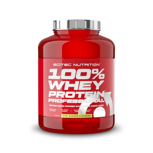 Scitec Nutrition 100% Whey Protein Professional 2350г - киви-банан