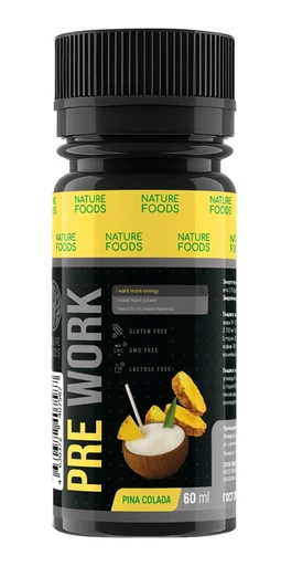Nature Foods Pre-workout complex 60мл - пина колада